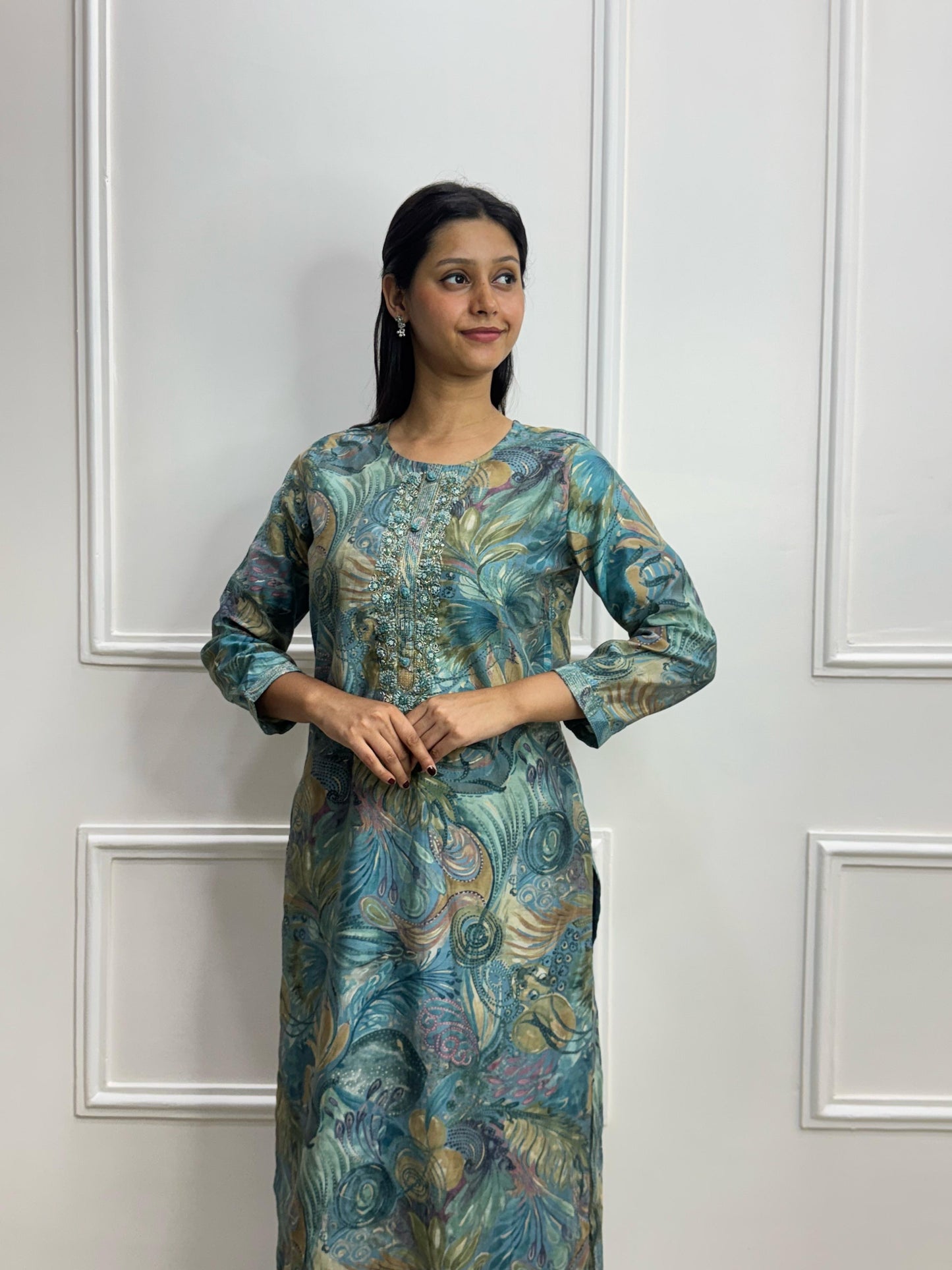 Mystic Lagoon Kurti Set