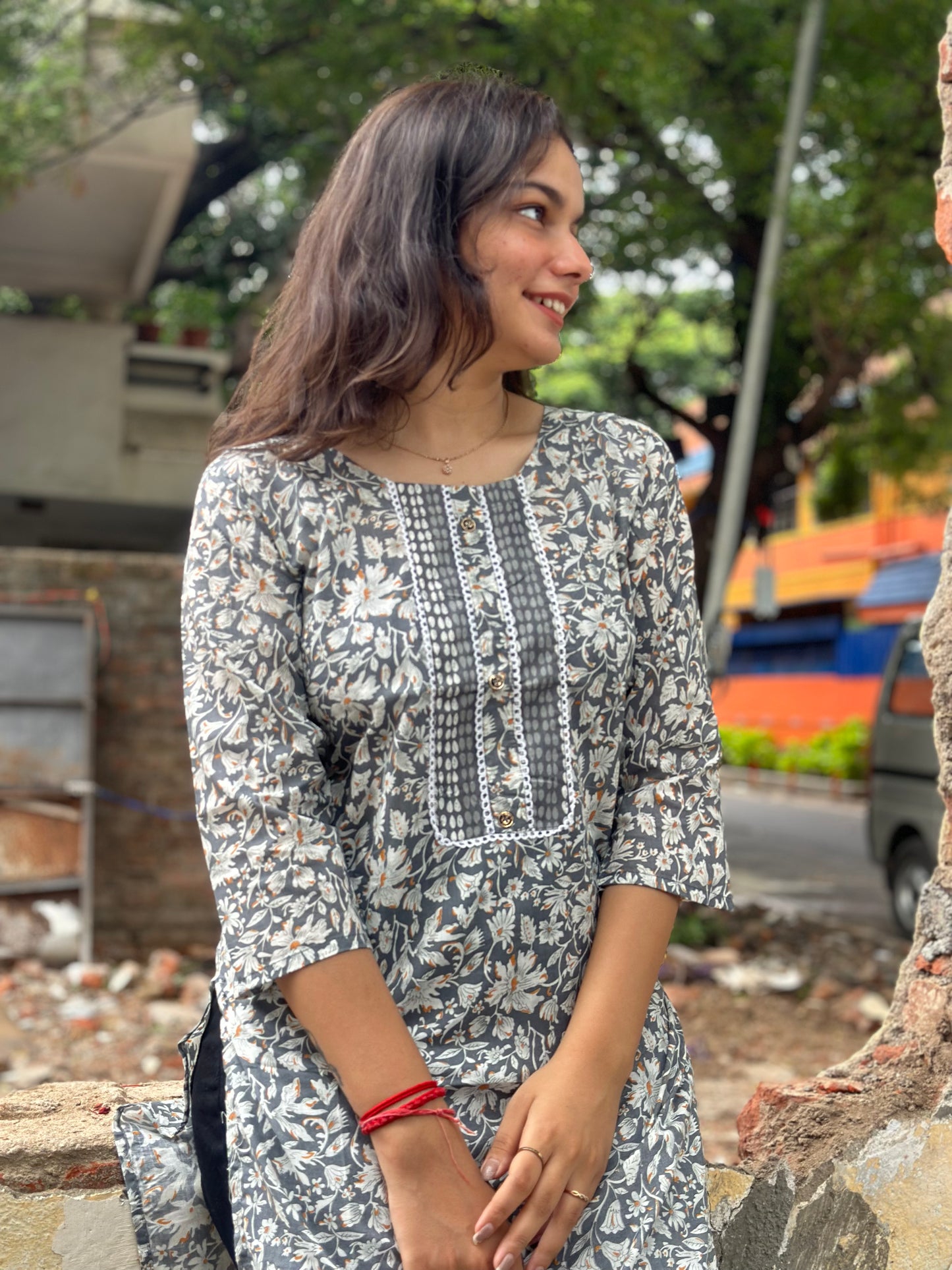 MUL PRINTED KURTA