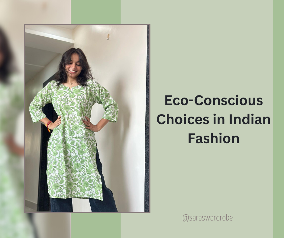 Sustainable Style on a kurties: Eco-Conscious Choices in Indian Fashion