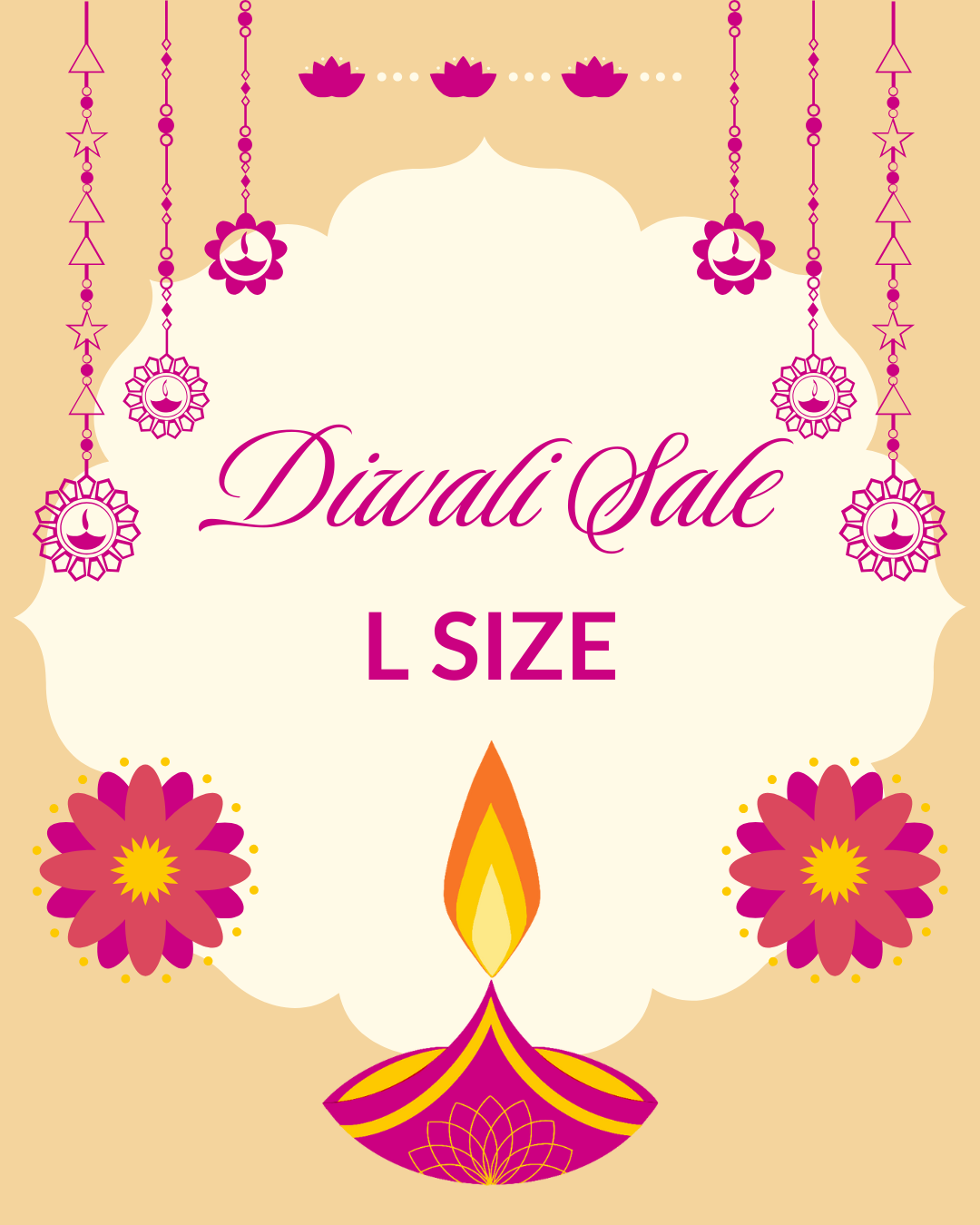DIWALI SALE!!! L SIZE!