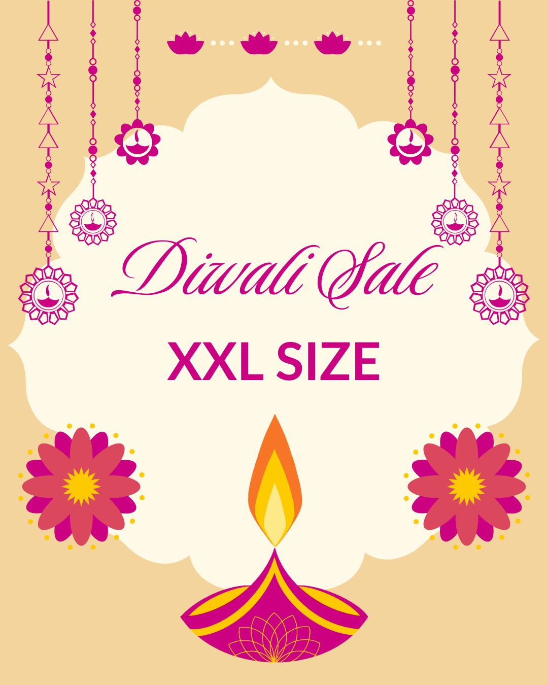 DIWALI SALE!!! XXL SIZE!