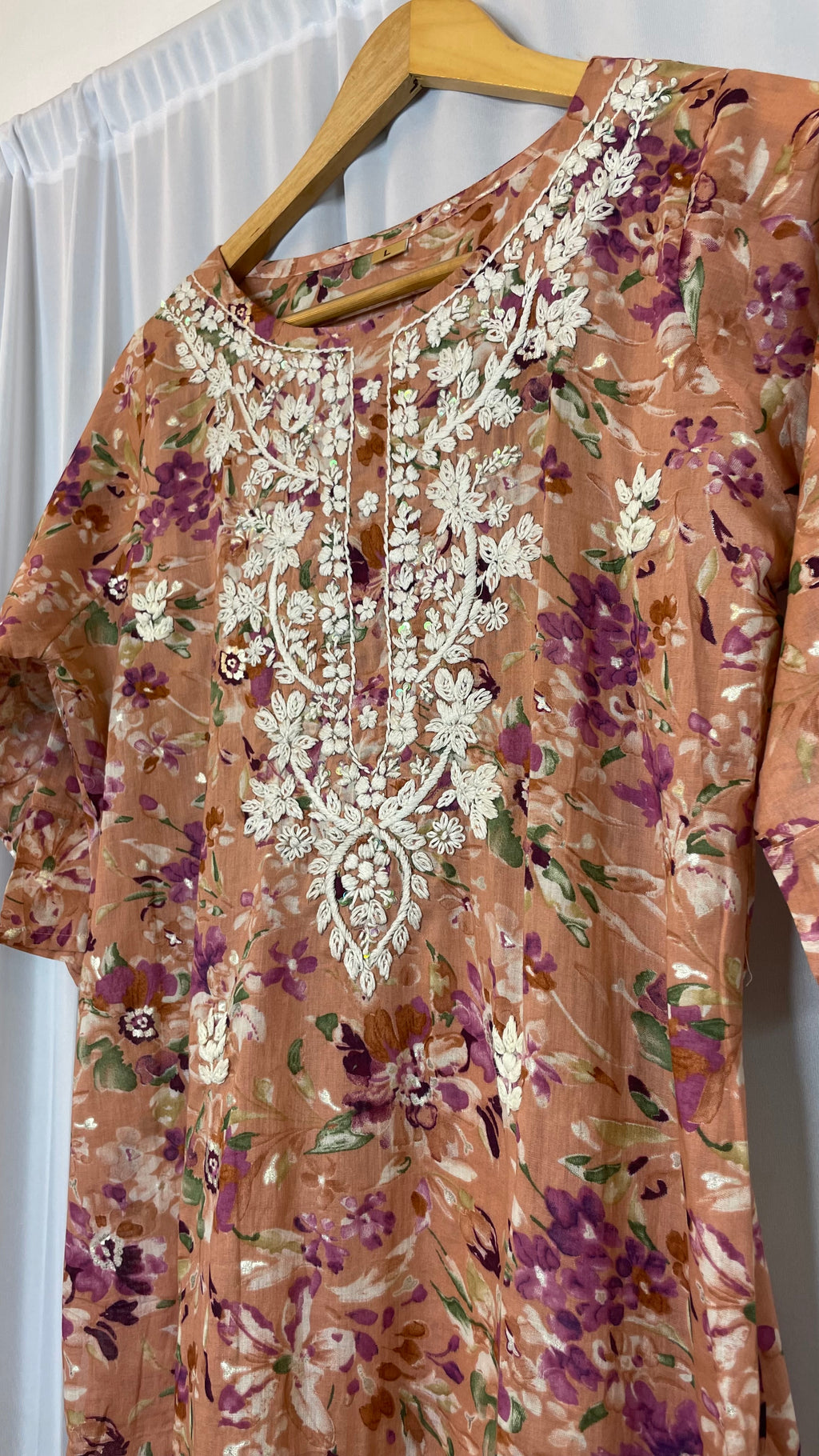 Blossom Dust Printed Kurta