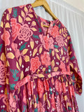 Modal Silk floral gown