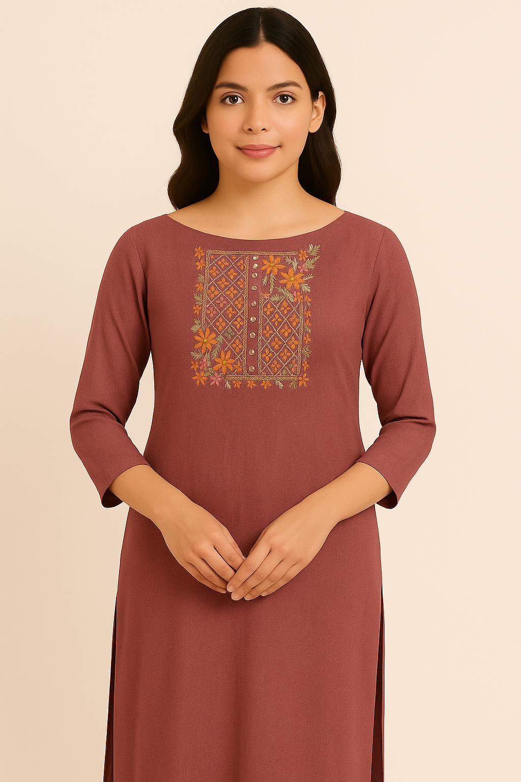 Gulbagh Threaded Elegance Kurta