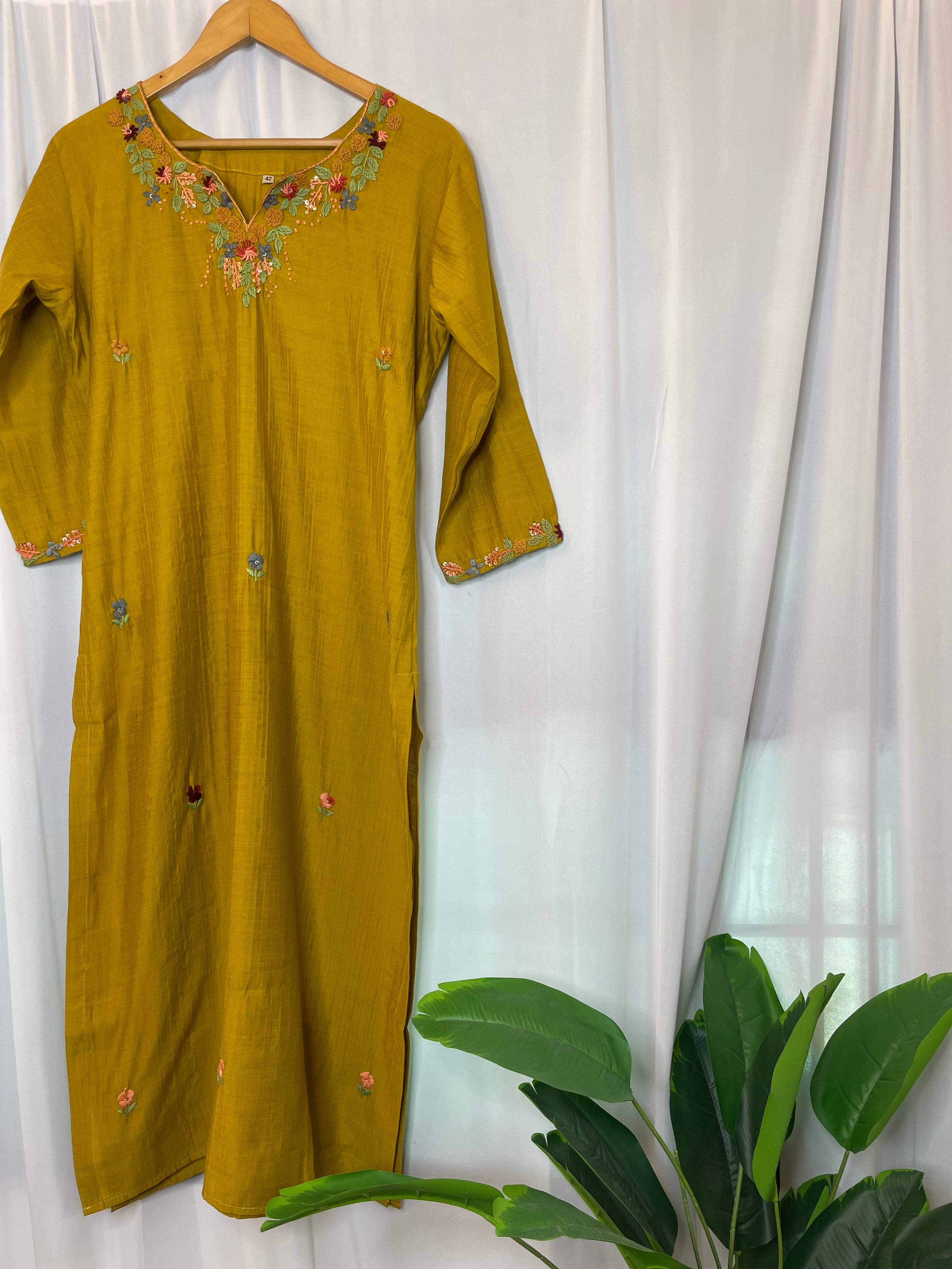 Designer Embroidered Kurti