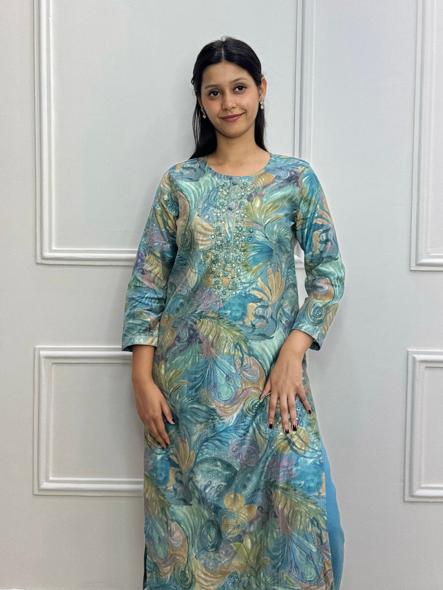 Mystic Lagoon Kurti Set