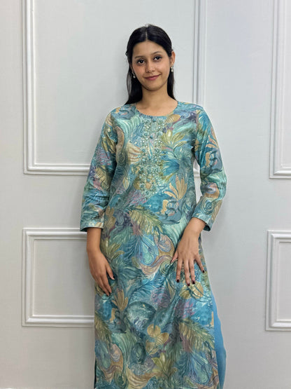Mystic Lagoon Kurti Set