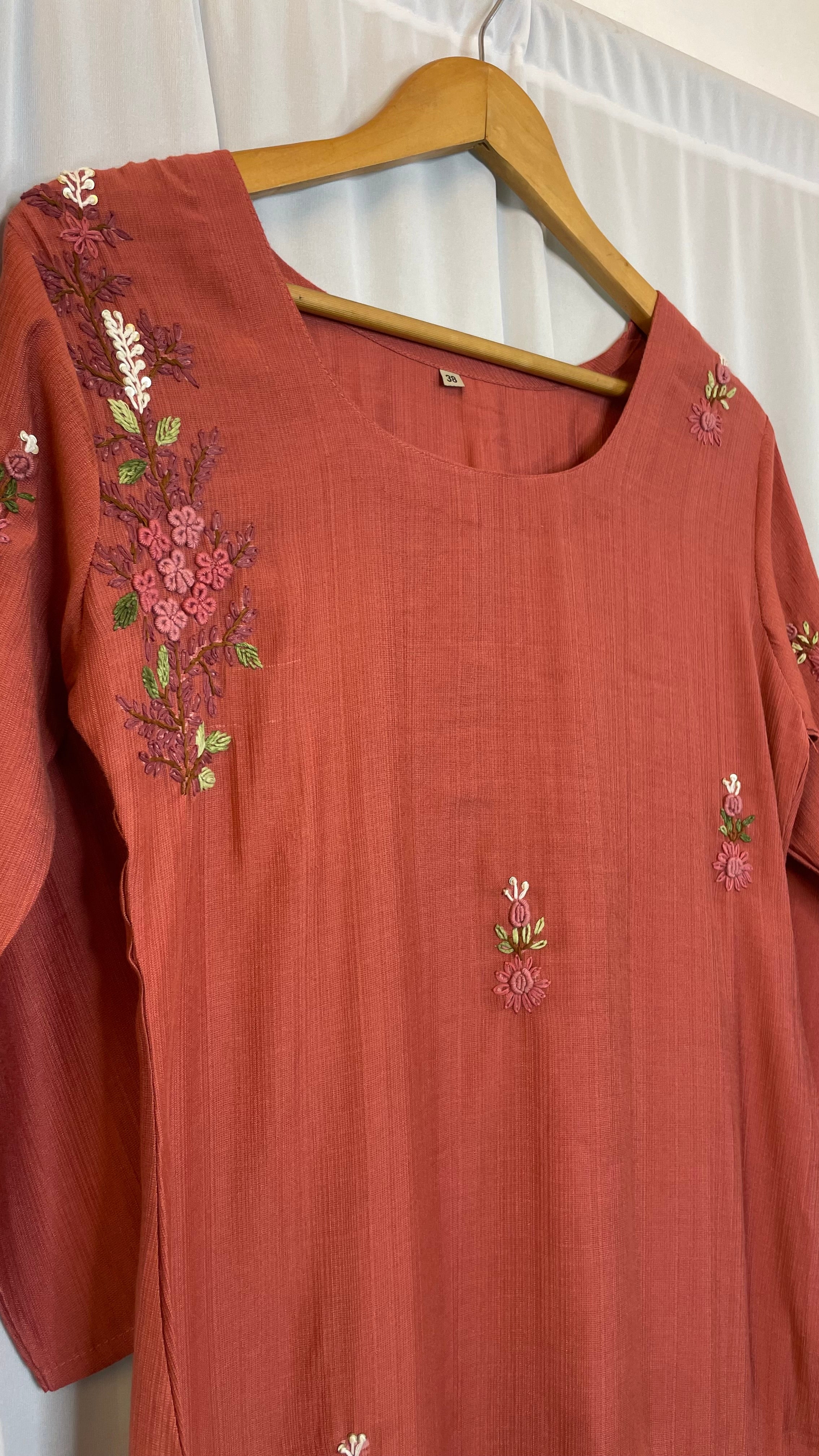 Designer Embroidered Kurti