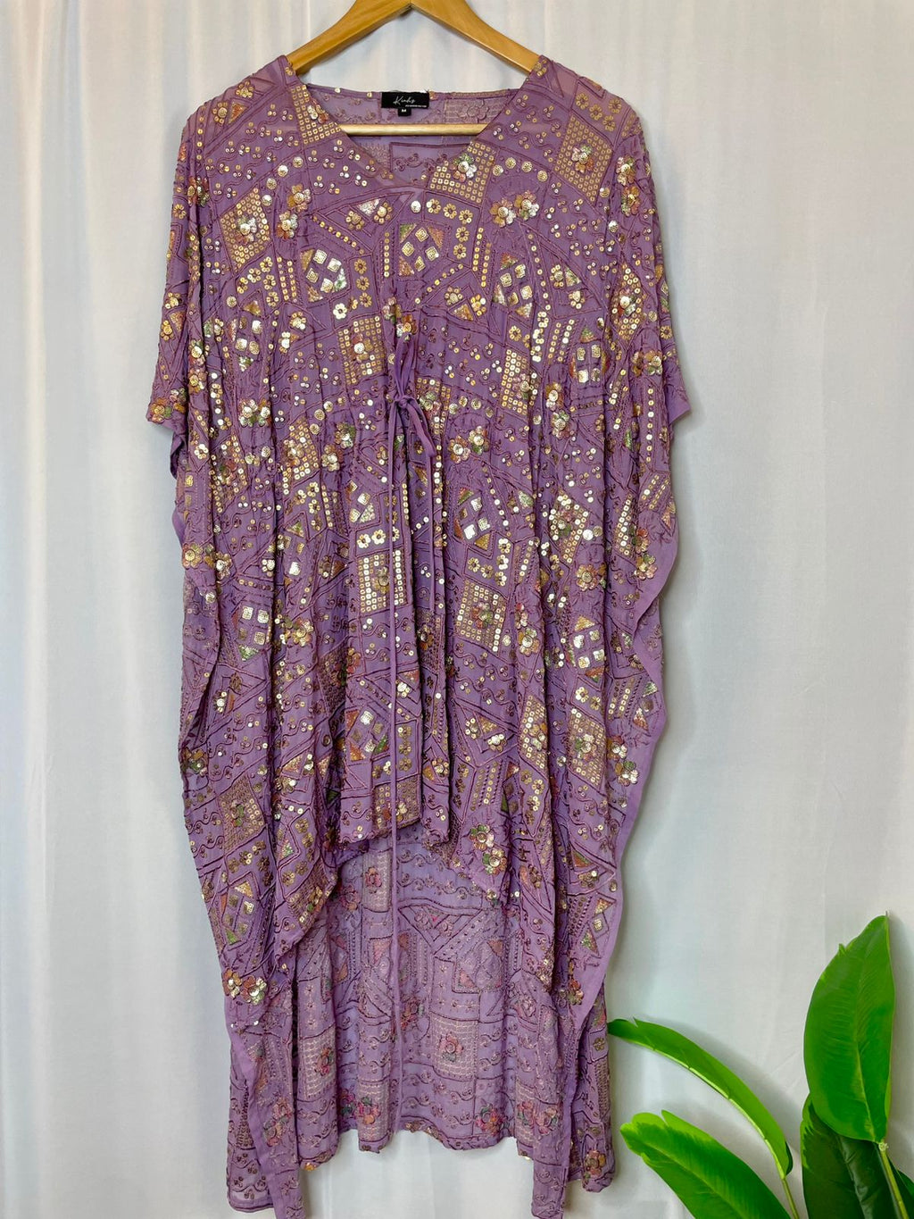 Aarushi High-Low Embellished Kaftan Tunic