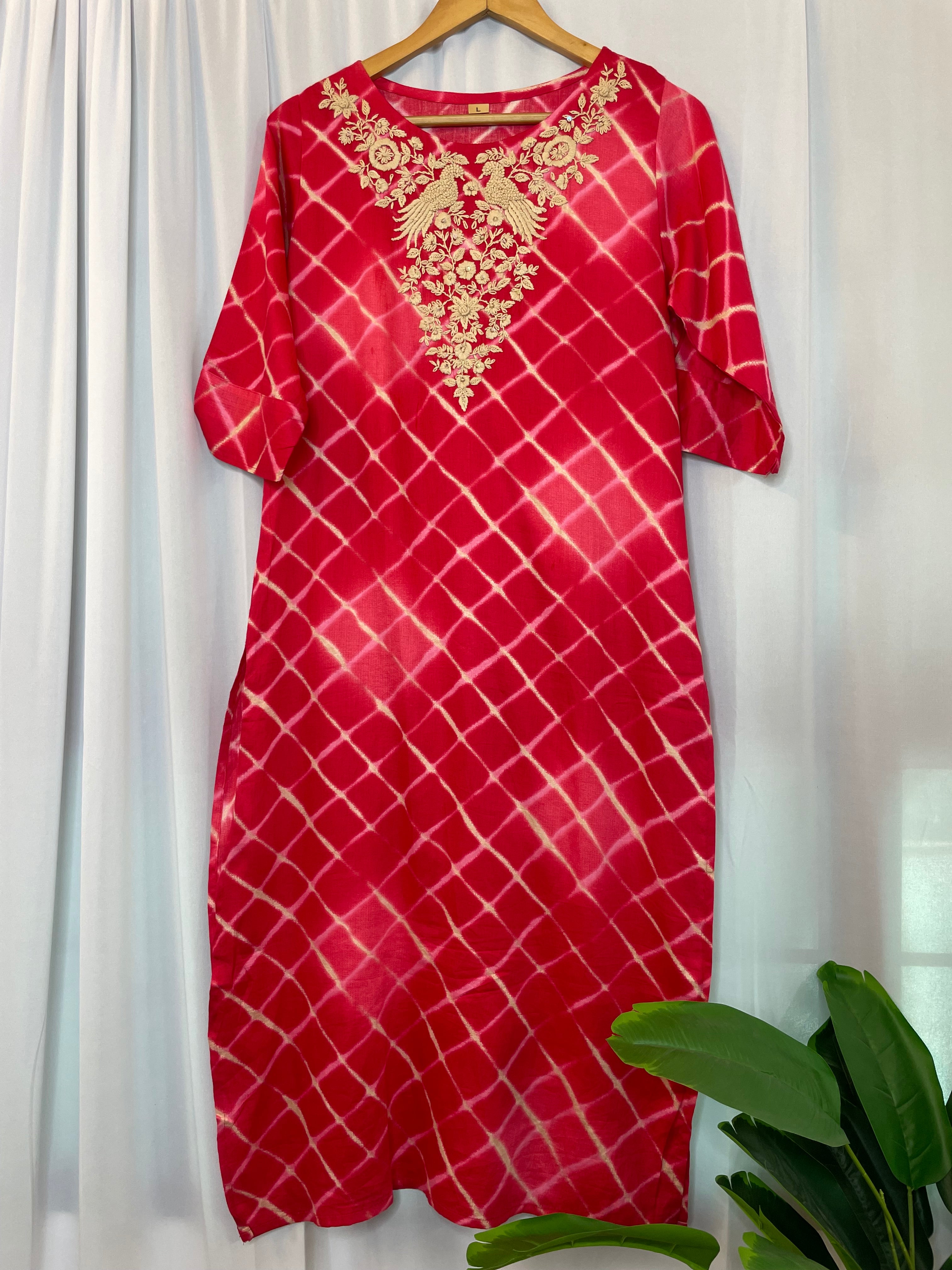 Designer Embroidered Kurti