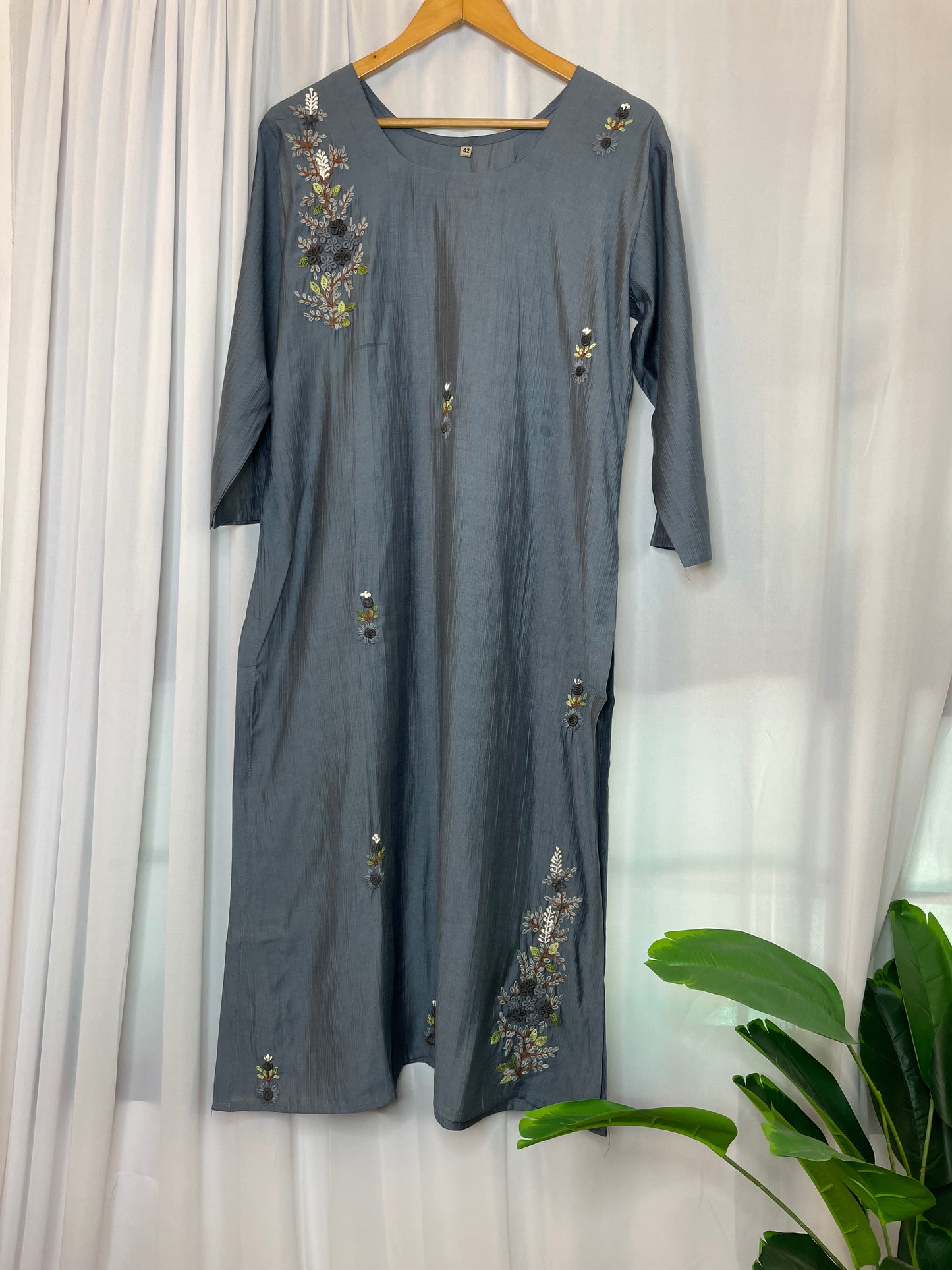 Designer Embroidered Kurti