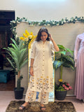 Ivory Meadow Printed Co-ord Kurta Set