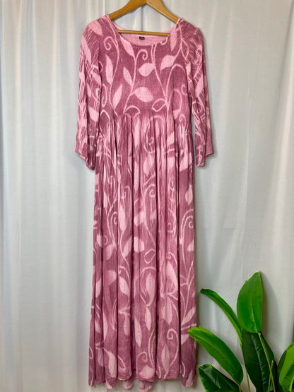Pink smock dress