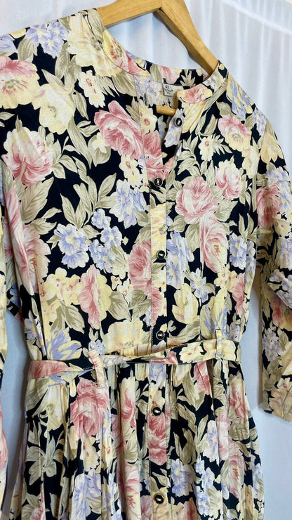 Modal Silk floral gown