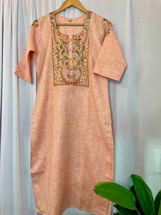 Designer Embroidered Kurti