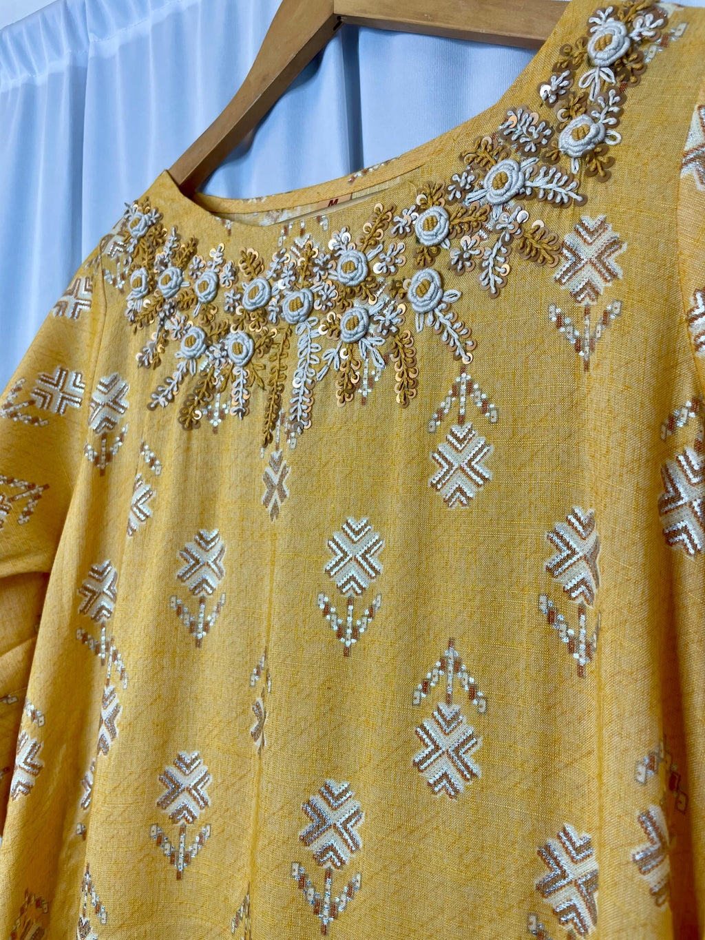 Hand embroidered kurti