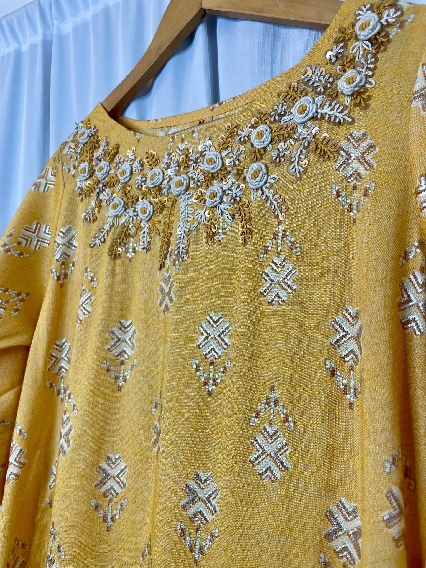 Hand embroidered kurti