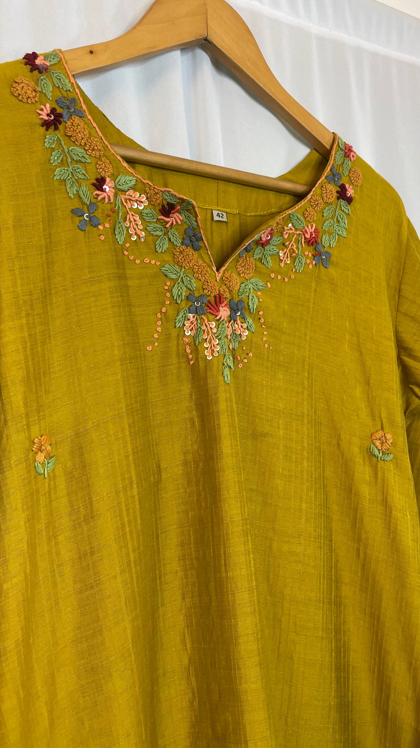 Designer Embroidered Kurti