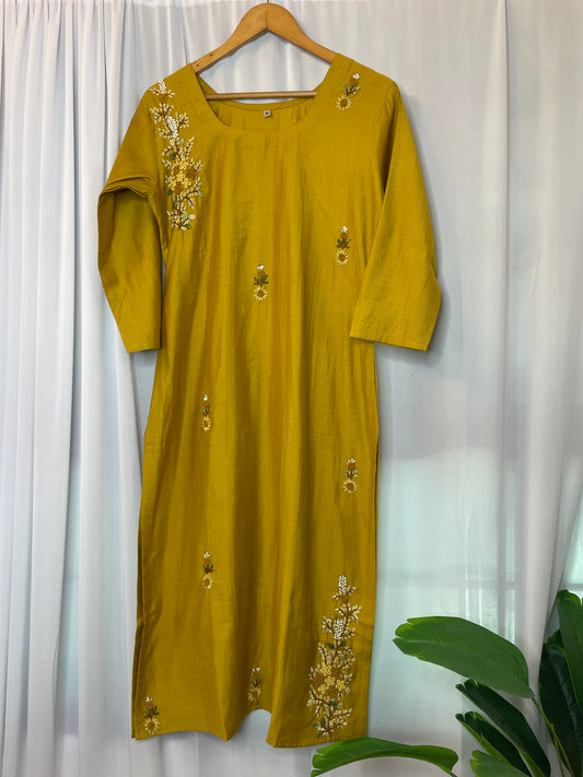 Designer Embroidered Kurti