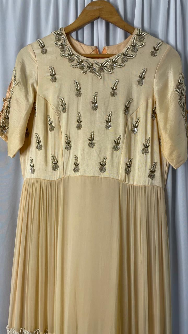 Handwork designer gown