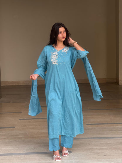 Noor-E-Fiza Cotton Set