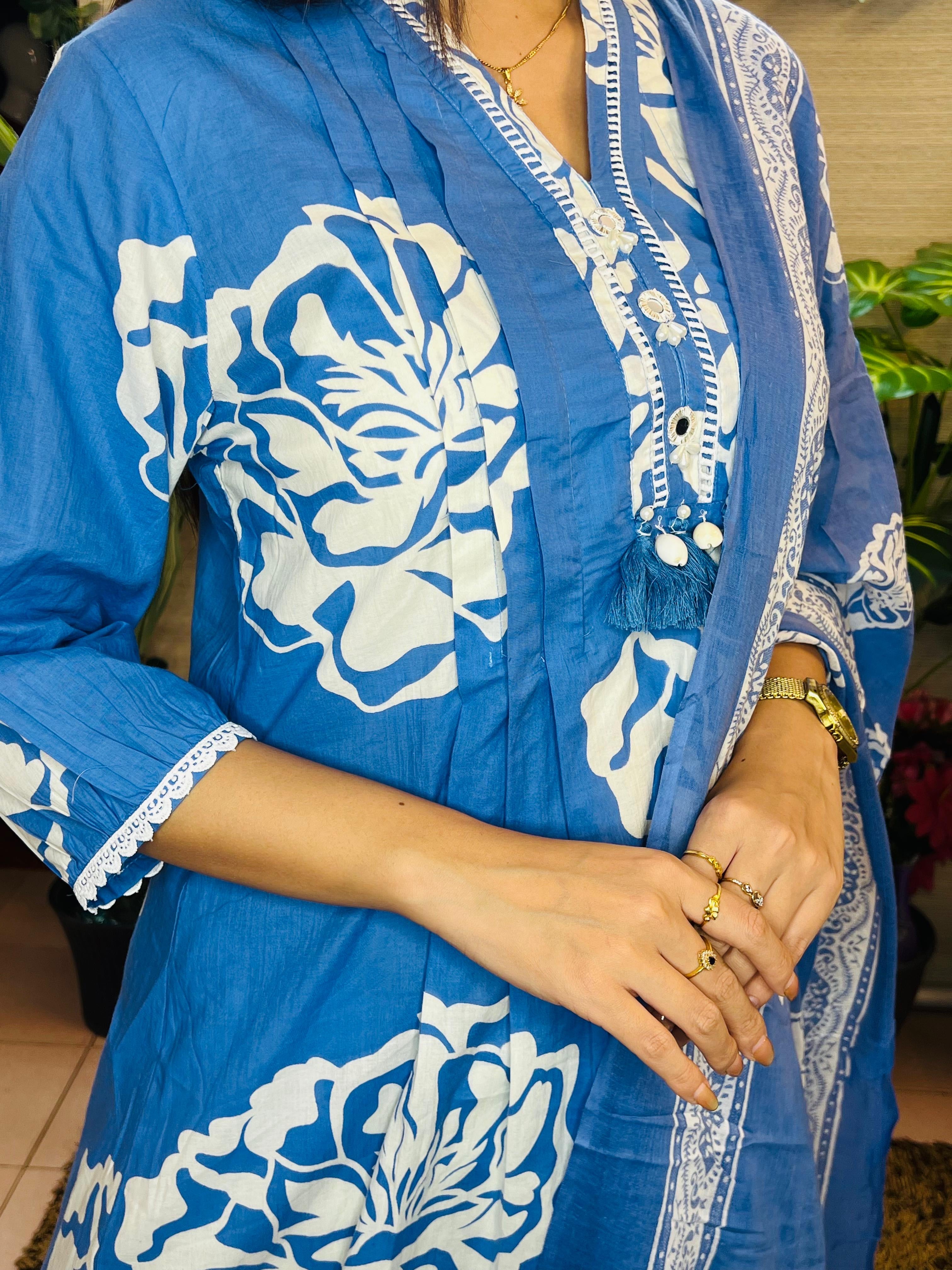 Printed Mulcotton Set