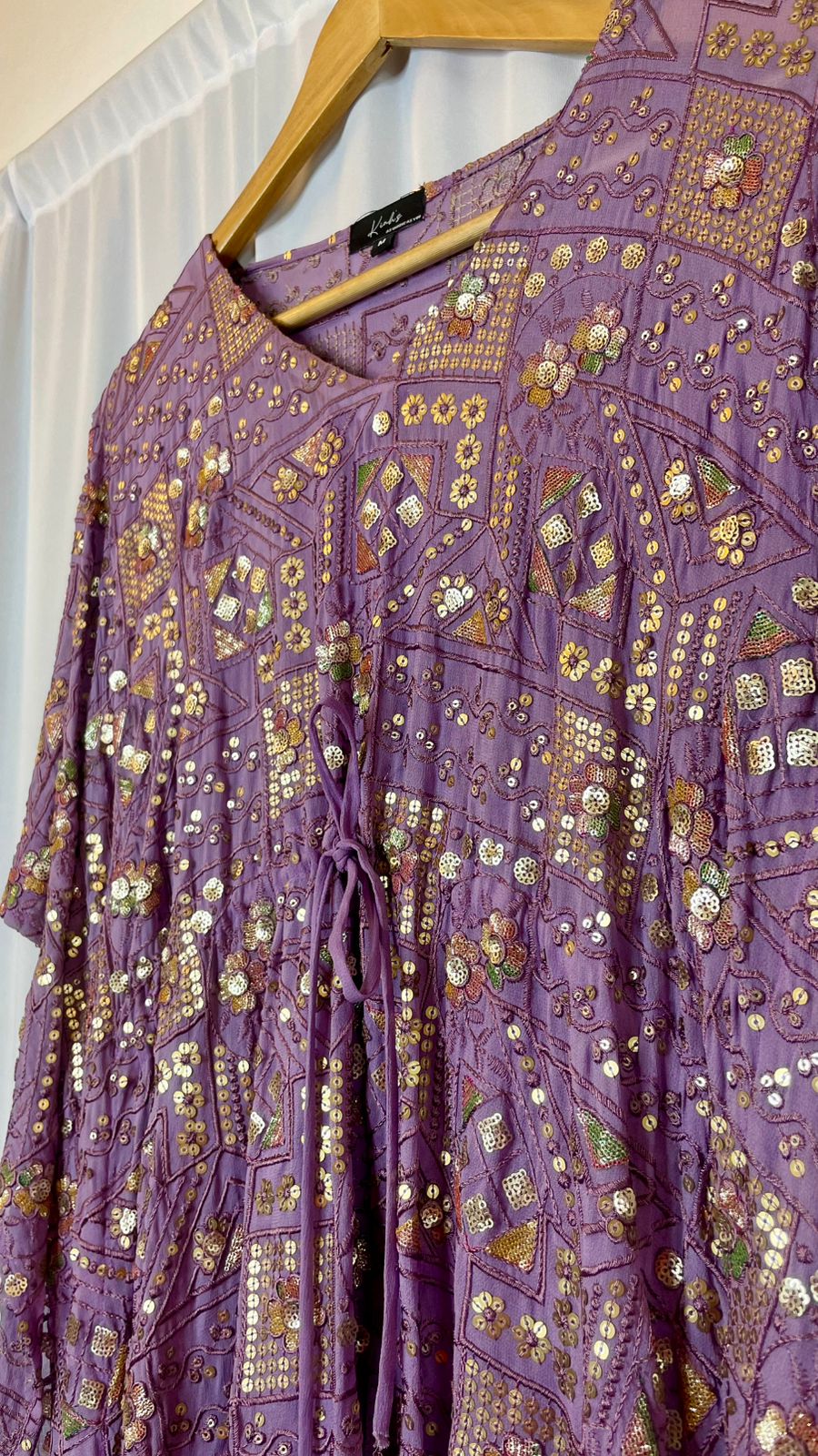 Aarushi High-Low Embellished Kaftan Tunic