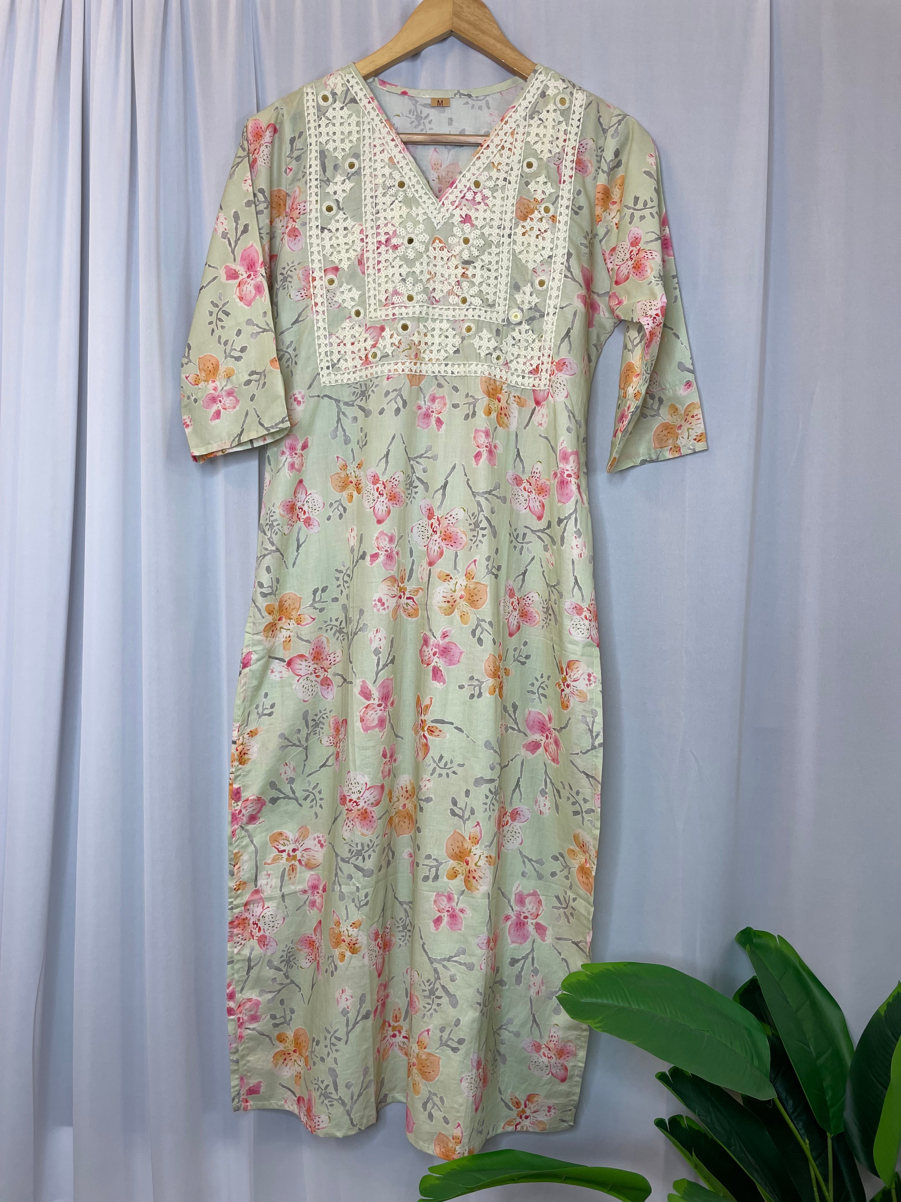 Blossom Whisper Floral Kurta