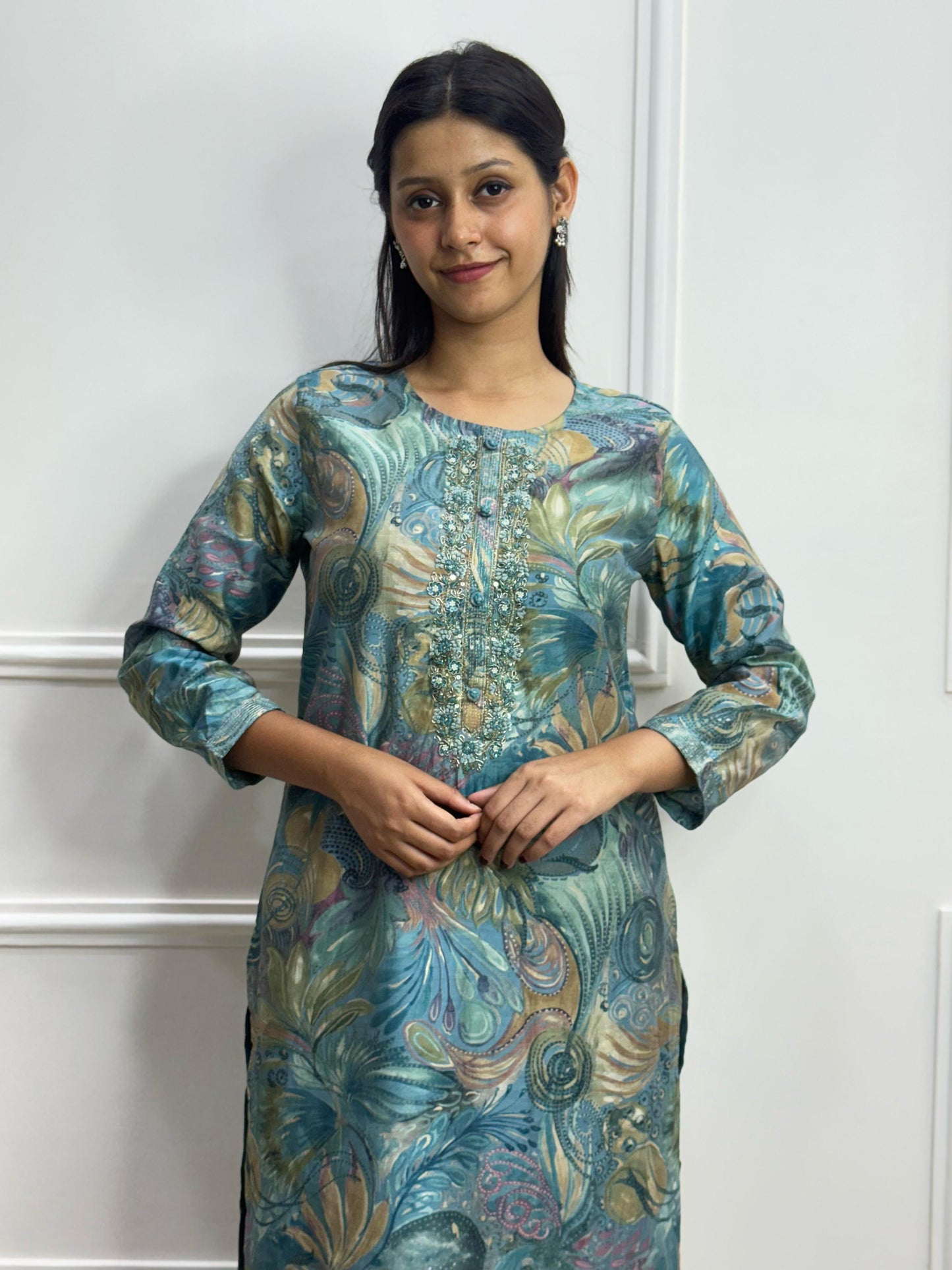 Mystic Lagoon Kurti Set