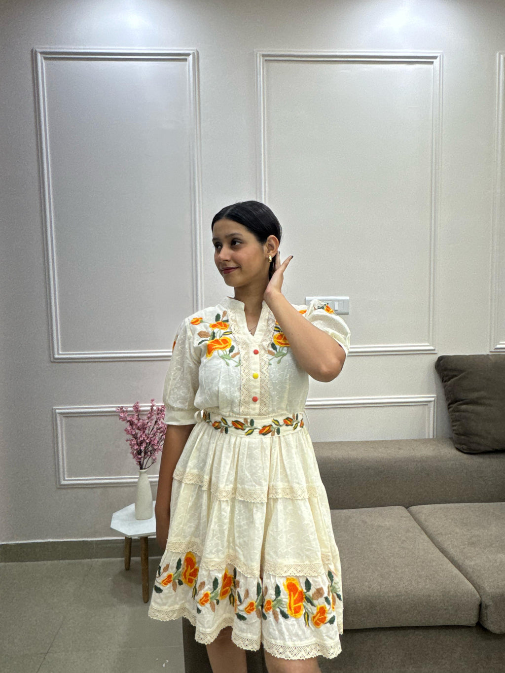 Sun Petal Whirl Dress