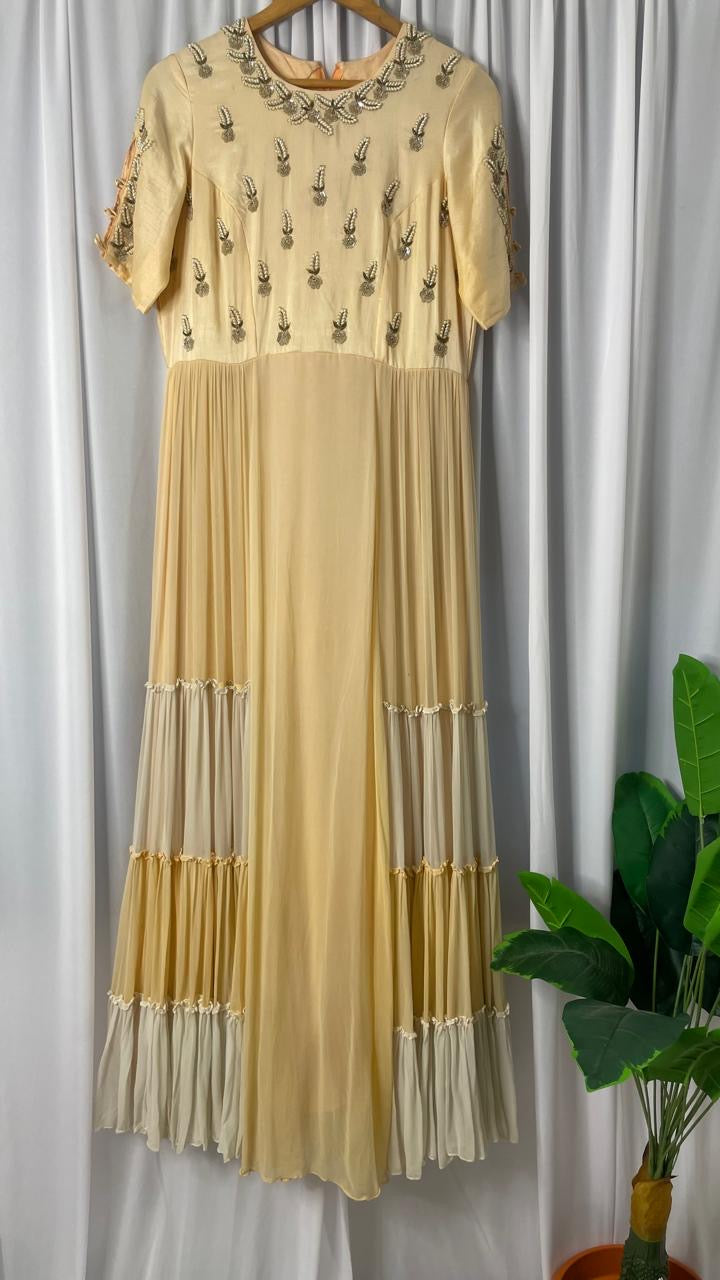 Handwork designer gown