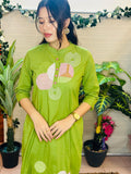 Aaradhya Green Kurta Set