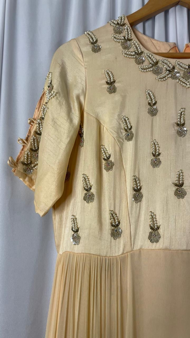 Handwork designer gown