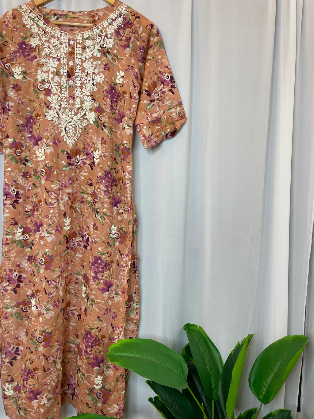 Blossom Dust Printed Kurta