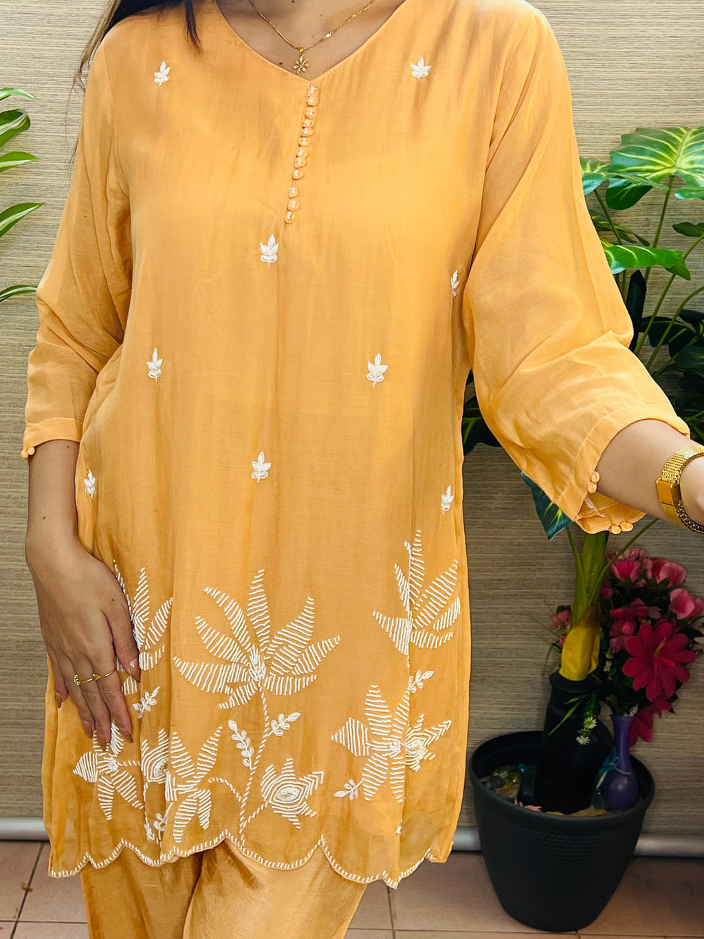 Ponniyin Mul Chanderi Coord Set