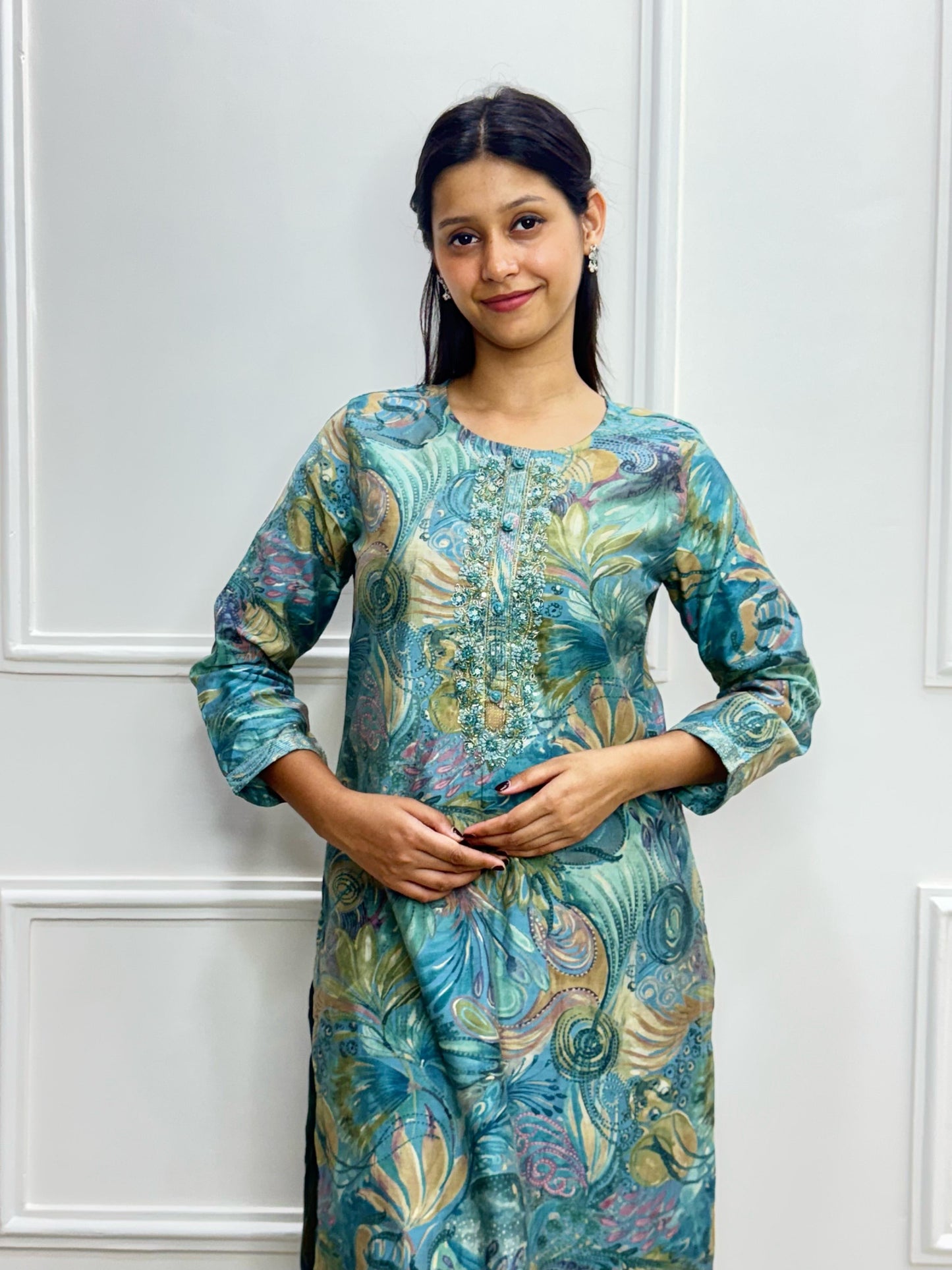 Mystic Lagoon Kurti Set