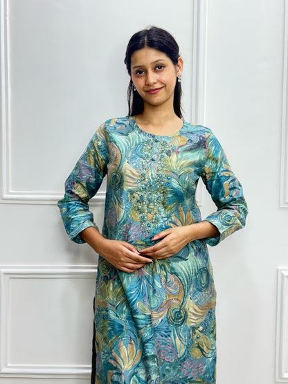 Mystic Lagoon Kurti Set