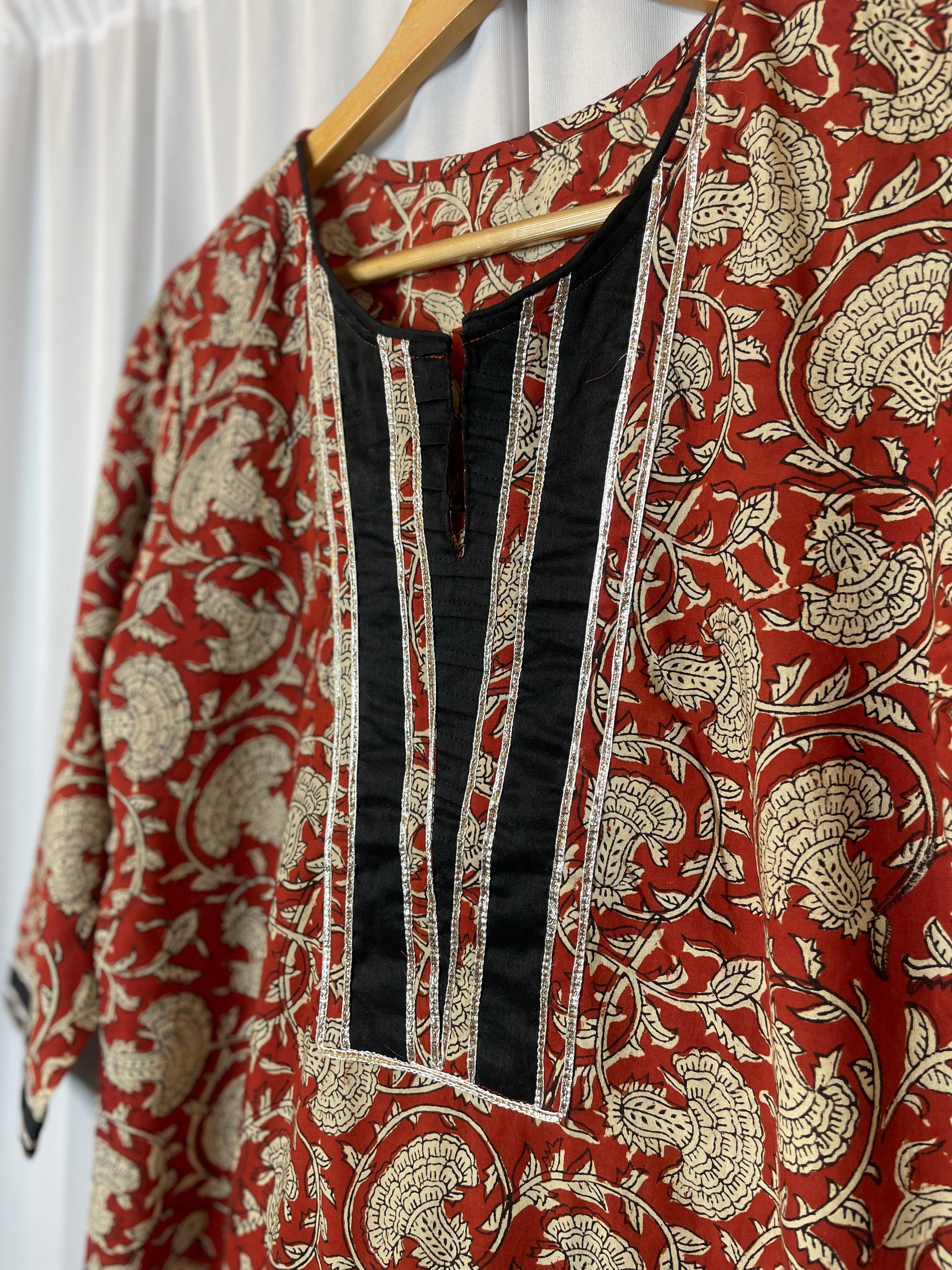 Printed cotton kurti