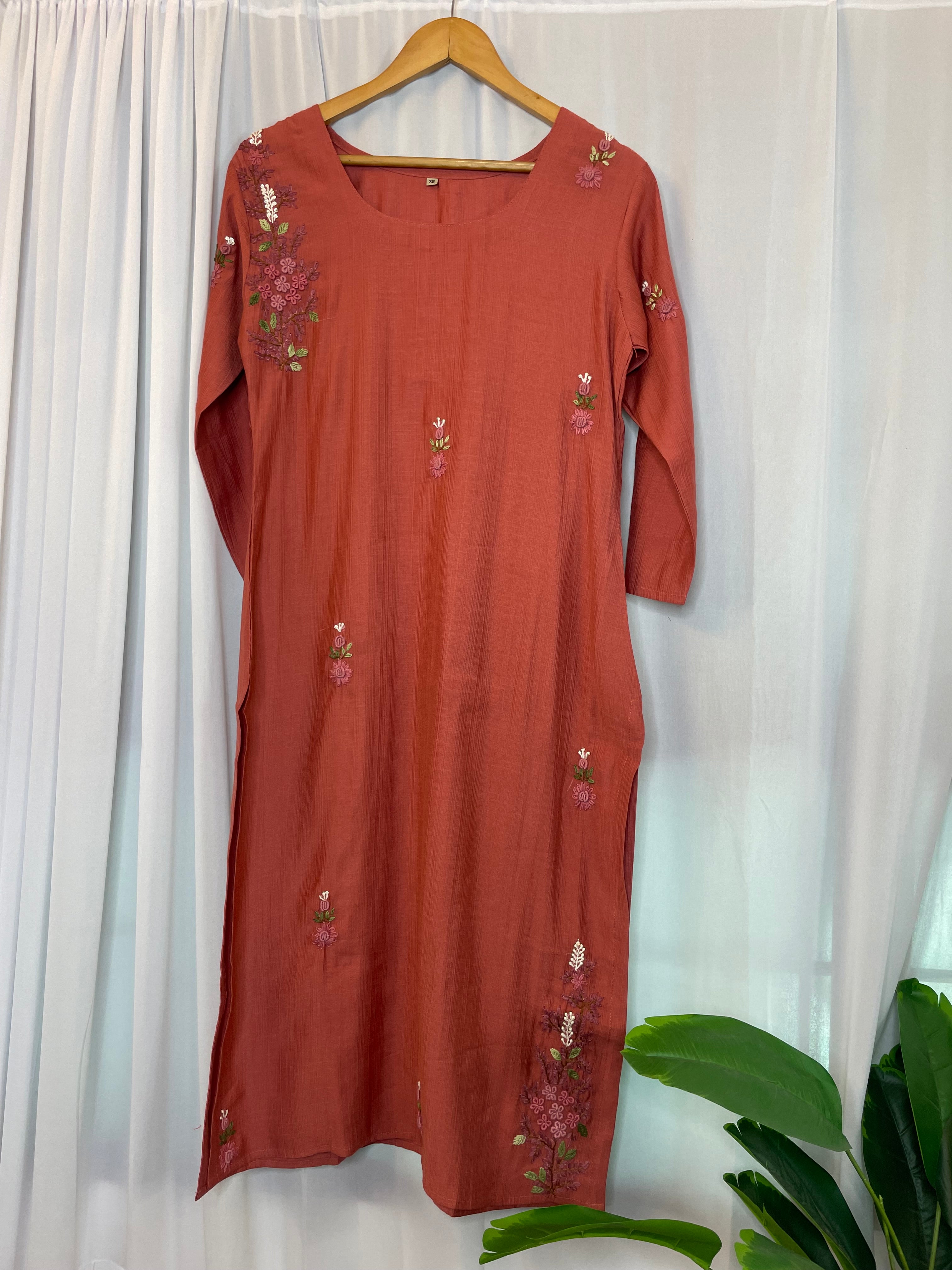 Designer Embroidered Kurti