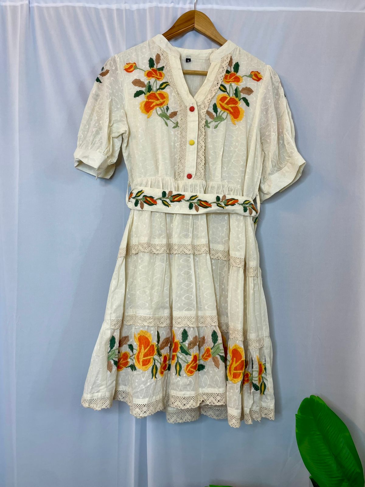 Designer embroidered frock