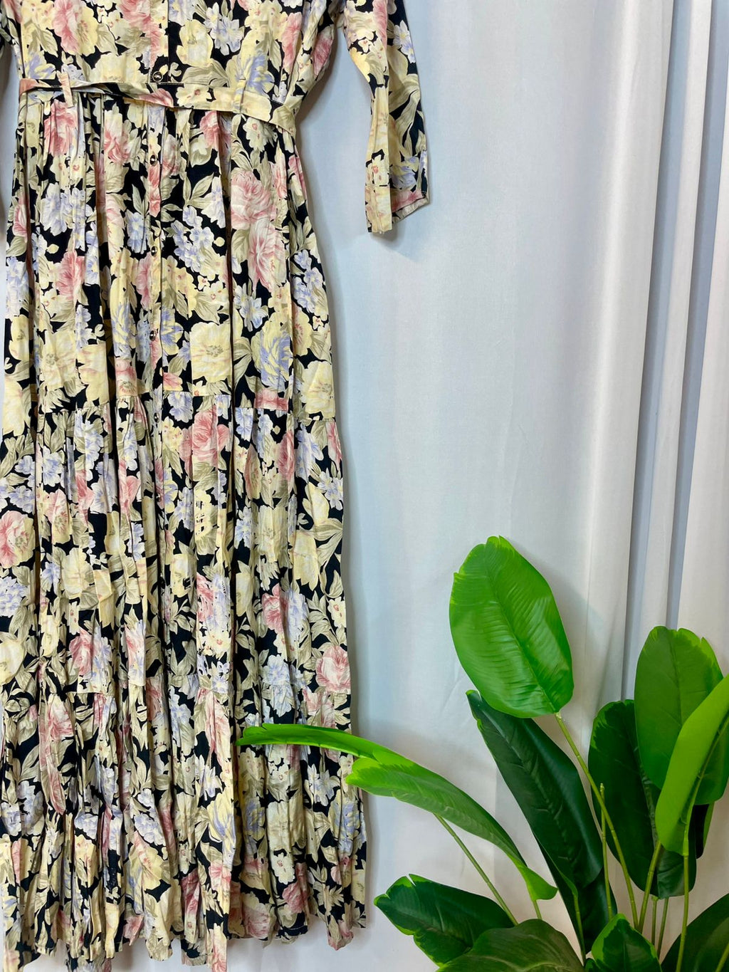 Modal Silk floral gown