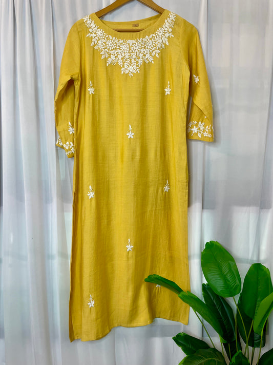 Designer Embroidered Kurti .