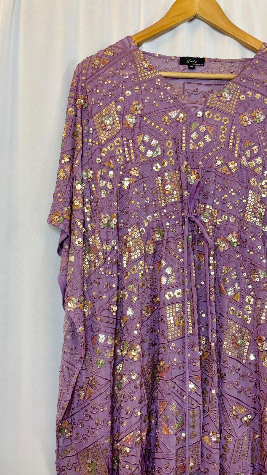 Aarushi High-Low Embellished Kaftan Tunic