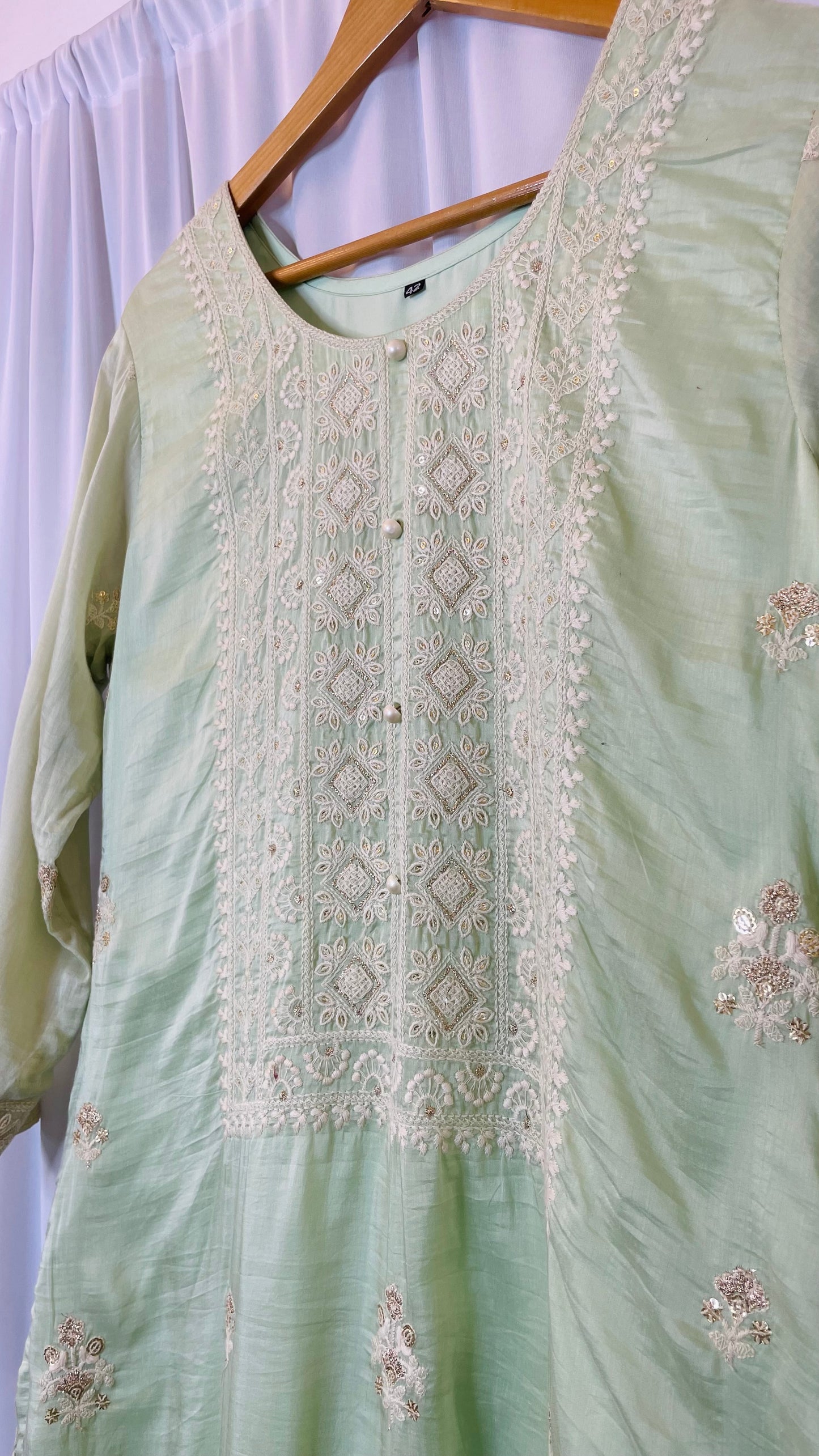 Designer Embroidered Kurti