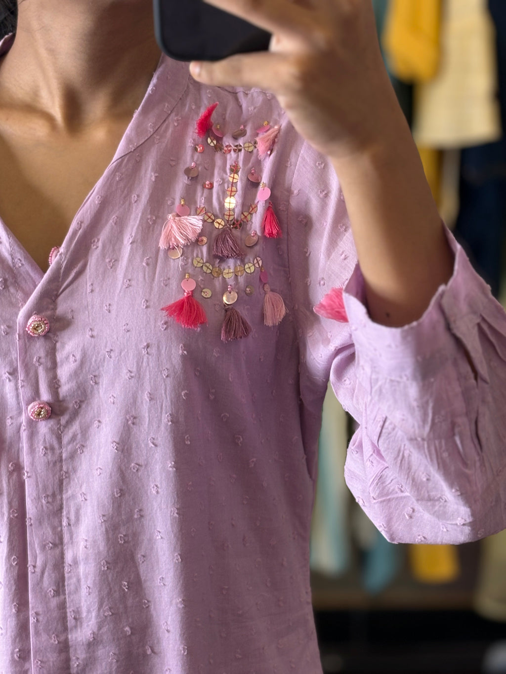 Breezy Cotton Handwork Co-ord