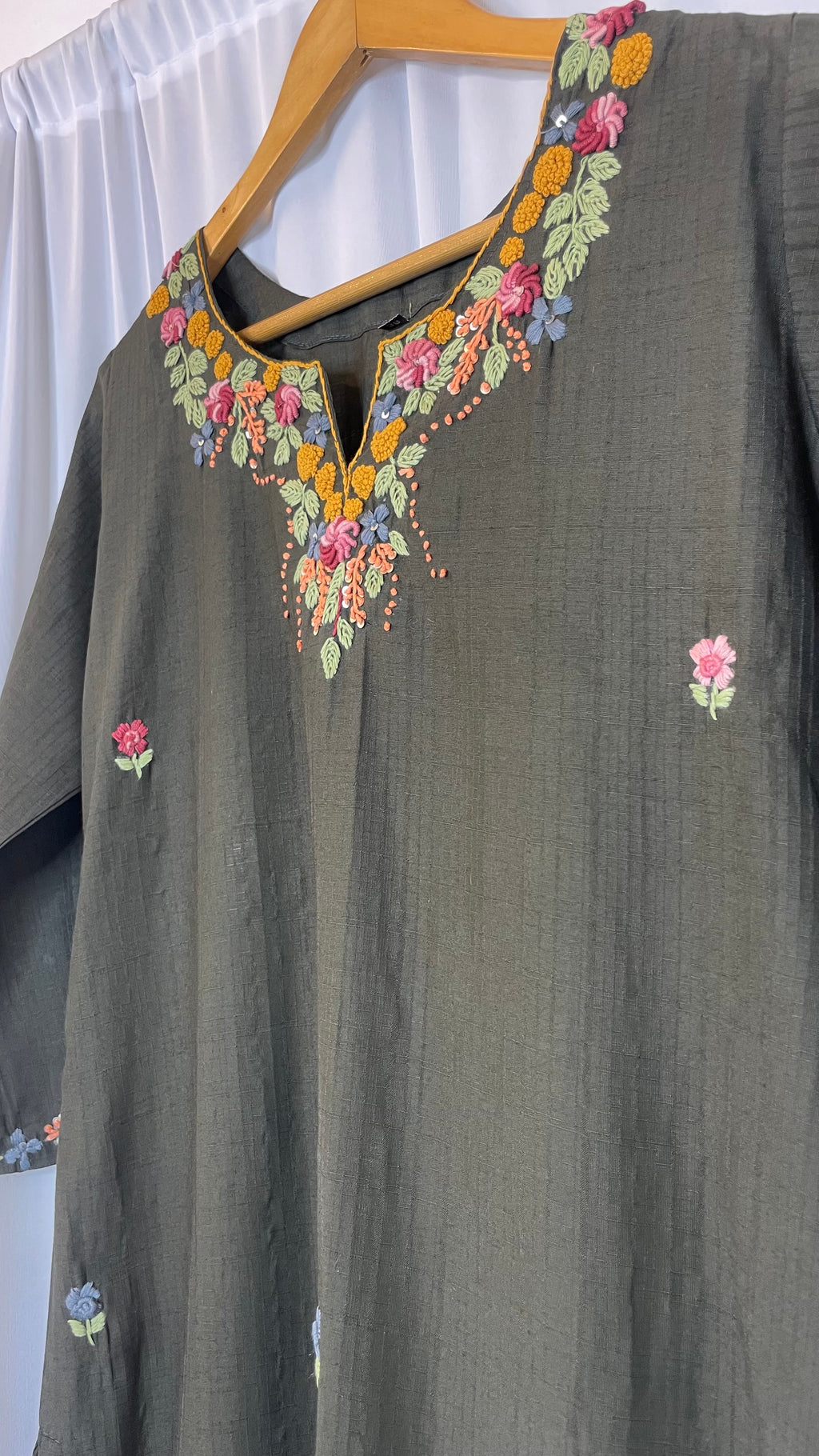 Designer Embroidered Kurti