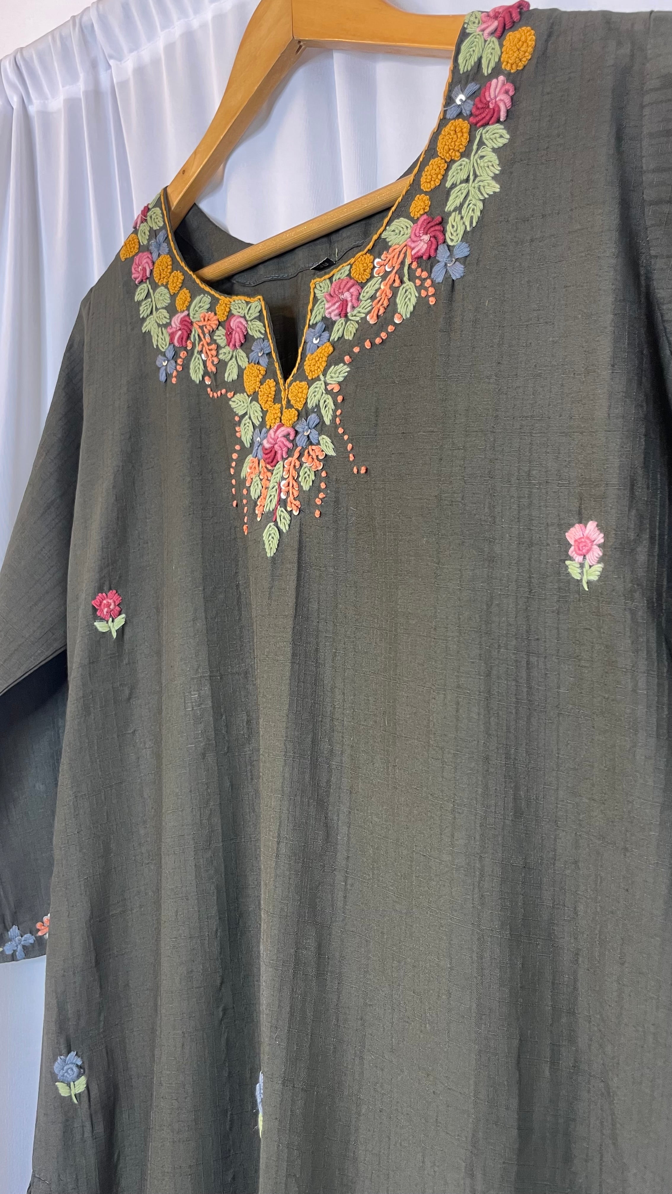 Designer Embroidered Kurti