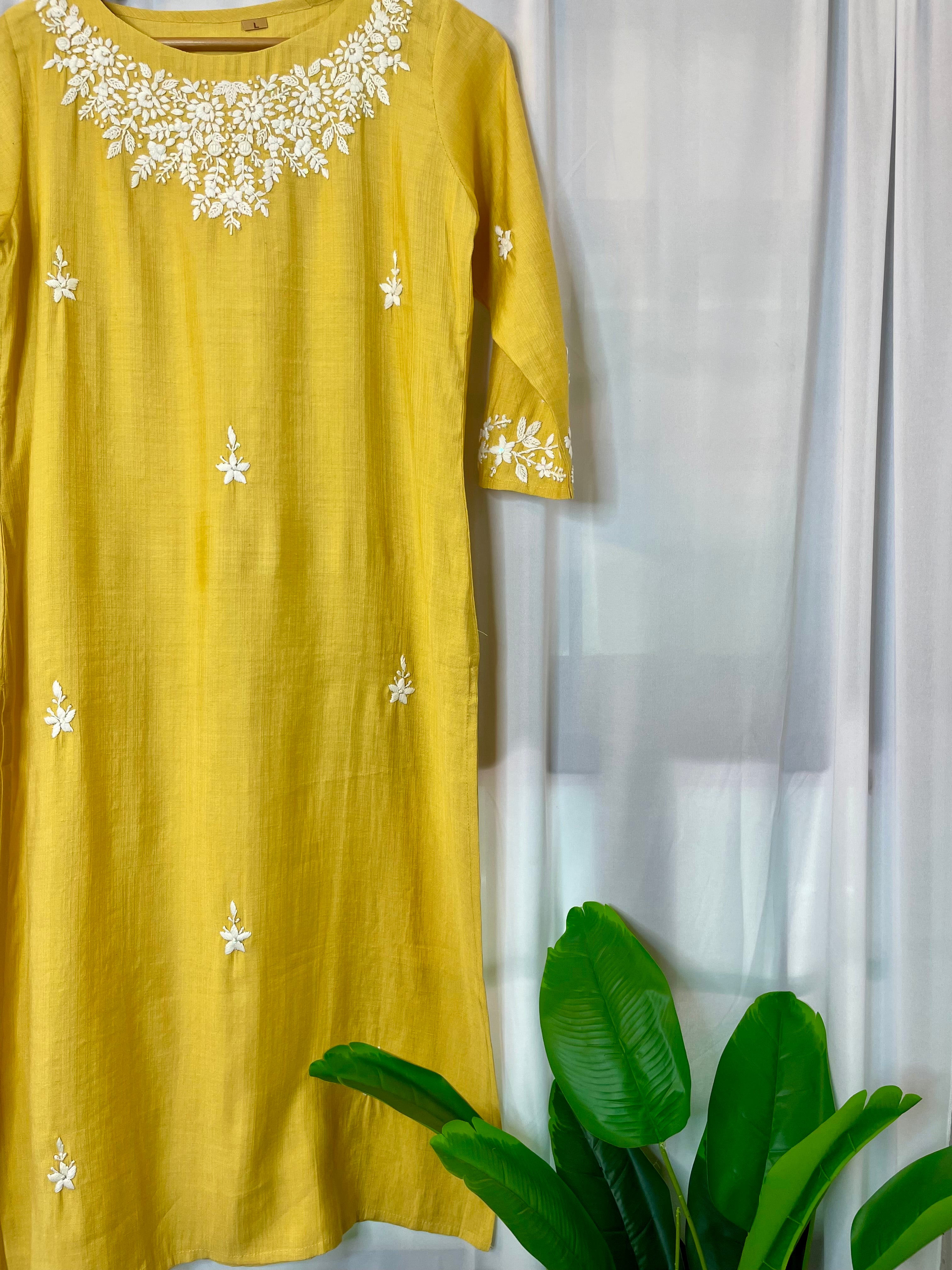 Designer Embroidered Kurti