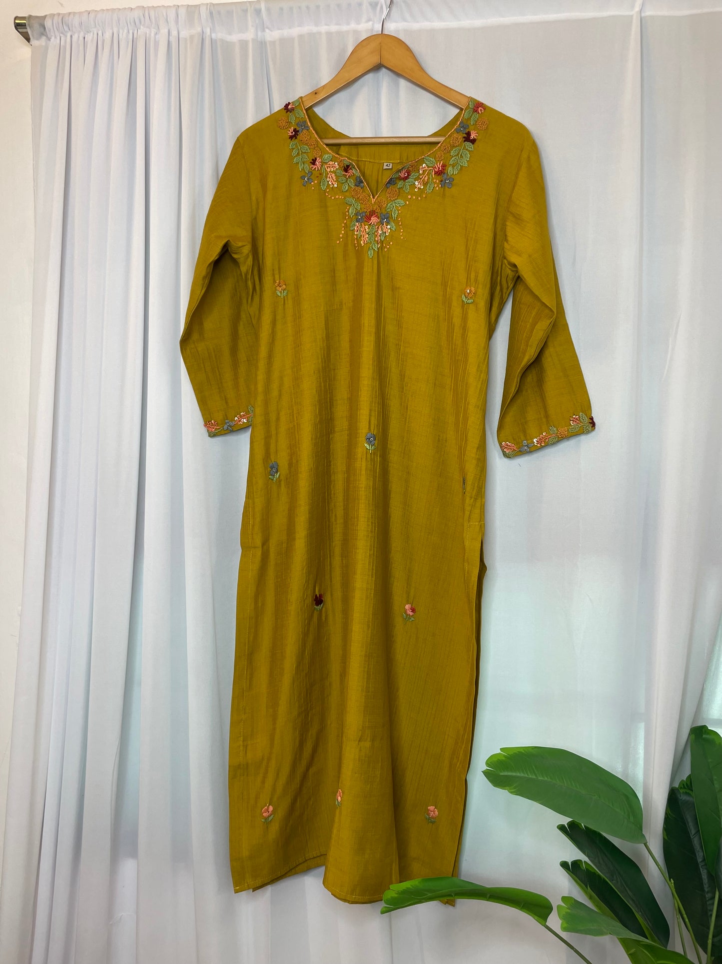 Designer Embroidered Kurti