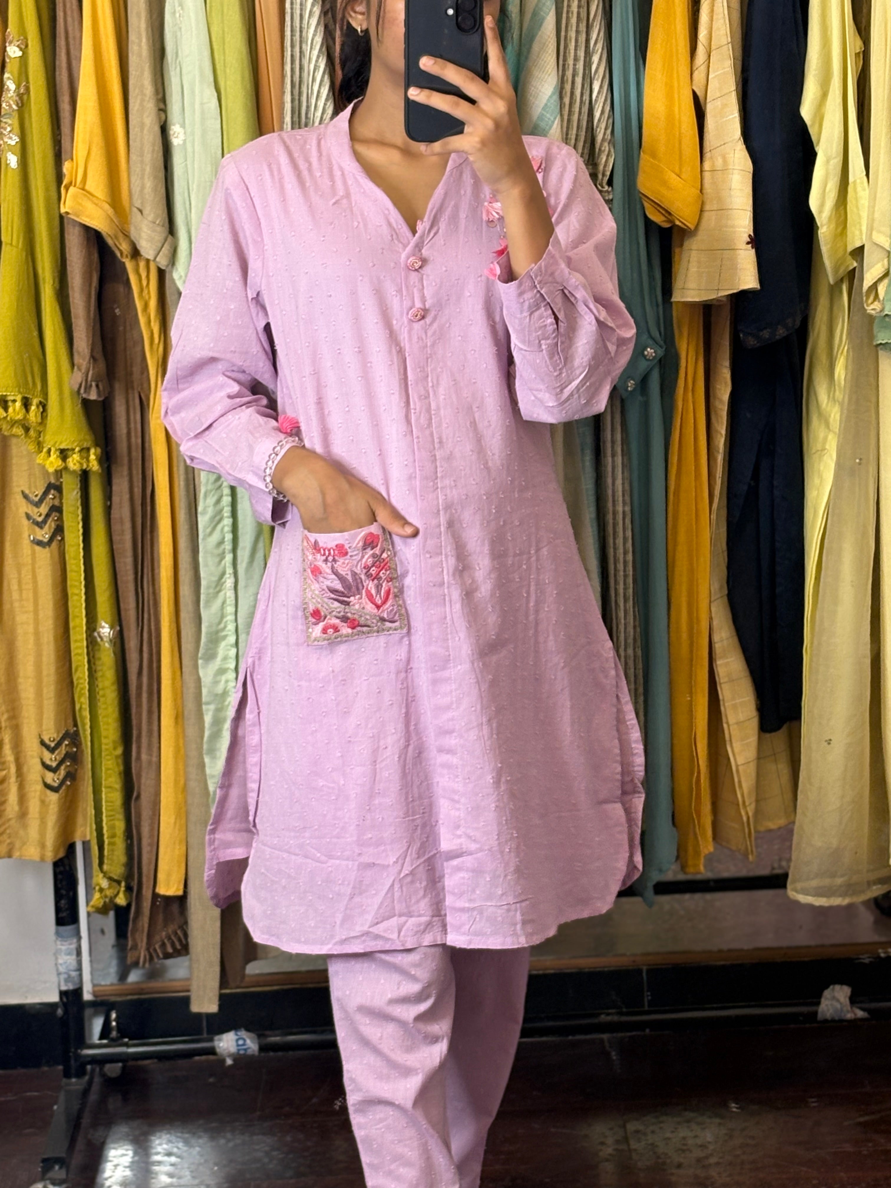 Breezy Cotton Handwork Co-ord